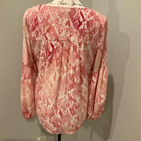 CAbi S, #5708, EUC, Bethany Snake Print Blouse - Picture 5 of 7